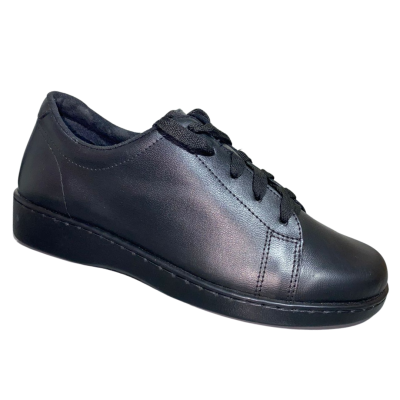 Romulo Tenni Cuero Negro Mujer Talla 34 Ref 3902 